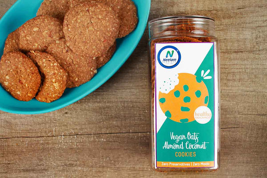Vegan Oats Almond Coconut Cookies 250 Gm