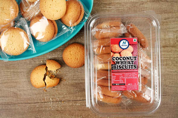 COCONUT WHEAT BISCUITS 200 GM