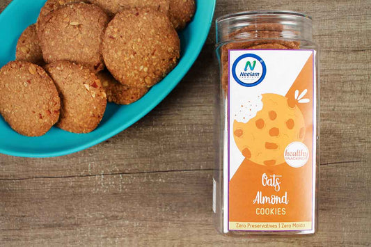 Oats Almond Cookies 250 Gm