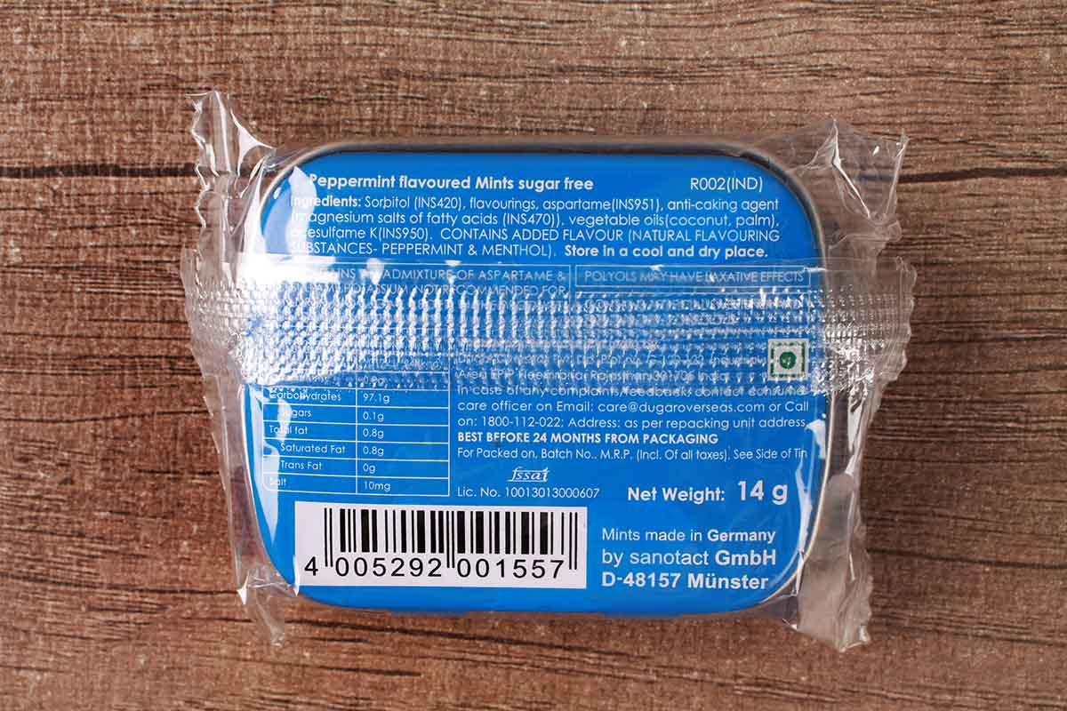Impact Mints Sugar Free Ice Mints 14 Gm