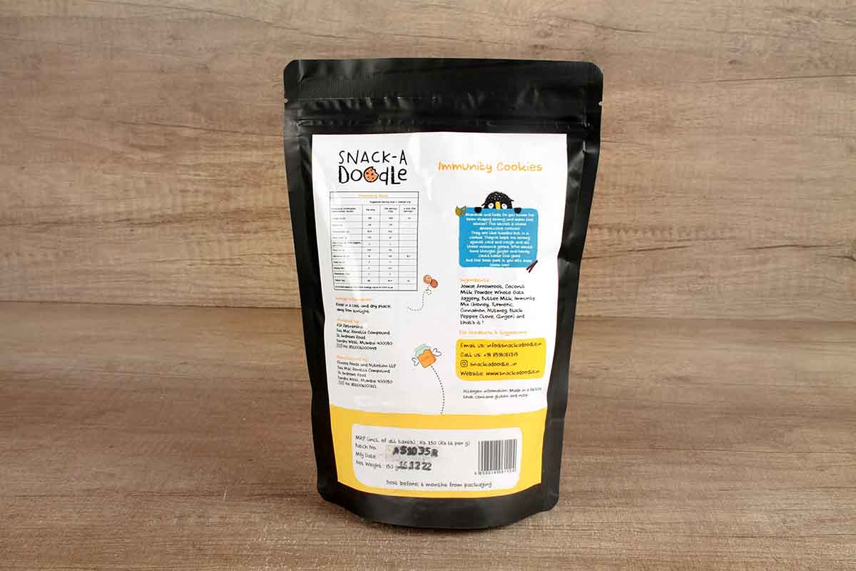 Snack A Doodle Immunity Cookies 150 Gm