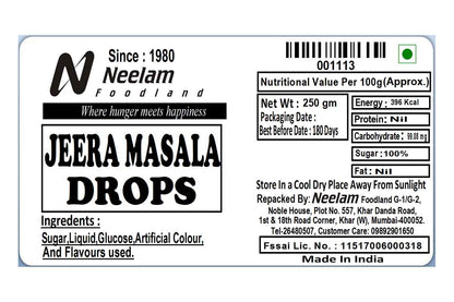 Jeera Masala Drops 250 Gm