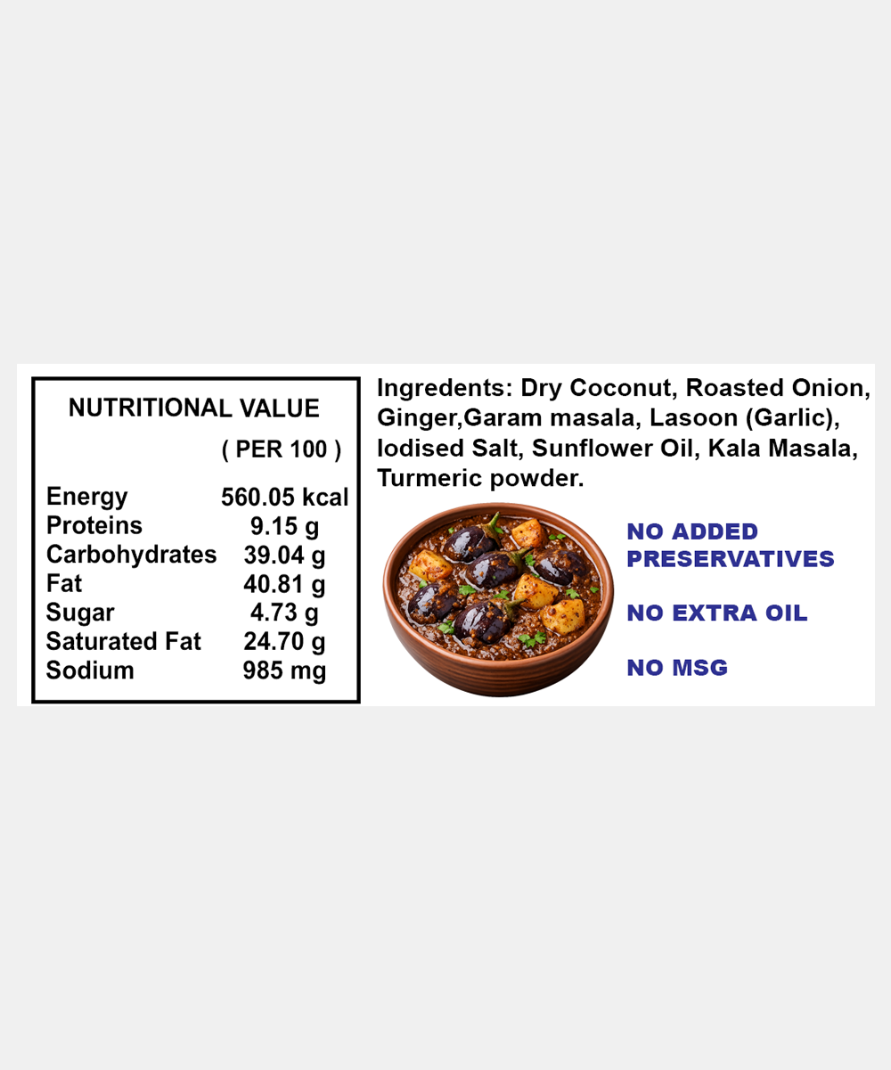 Neelam Dehydrated Chula Kala Masala Gravy 80 Gm