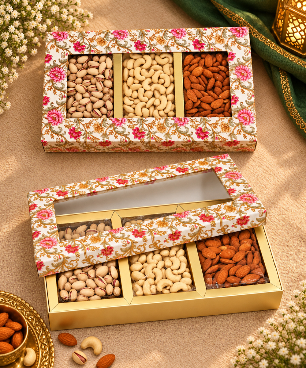 3 P Big Dry Fruit Box 515 Gm