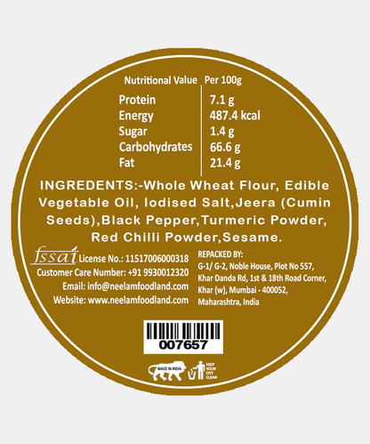 Roasted Masala Bhakri 200 Gm