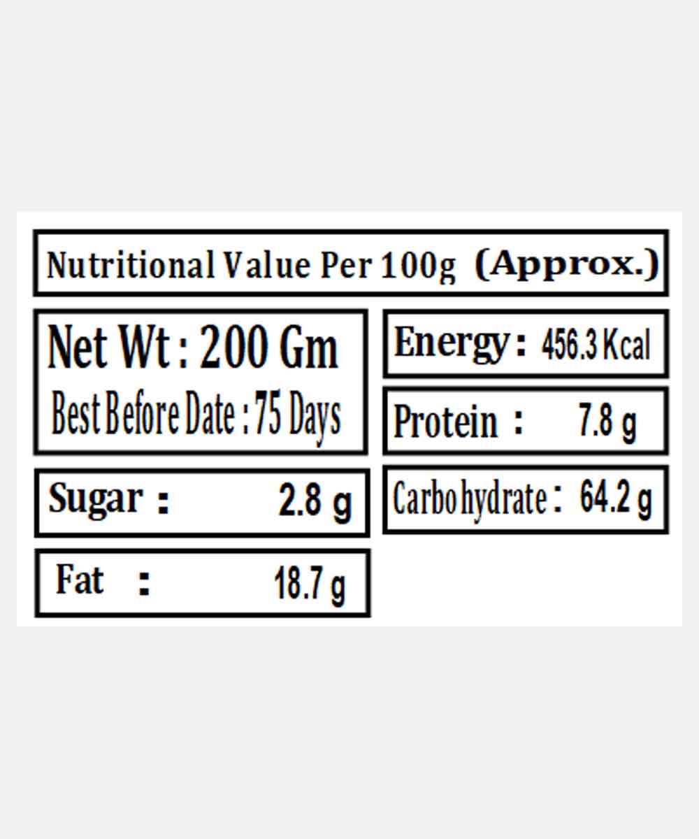 Less Oil Papad Bhel 200 Gm