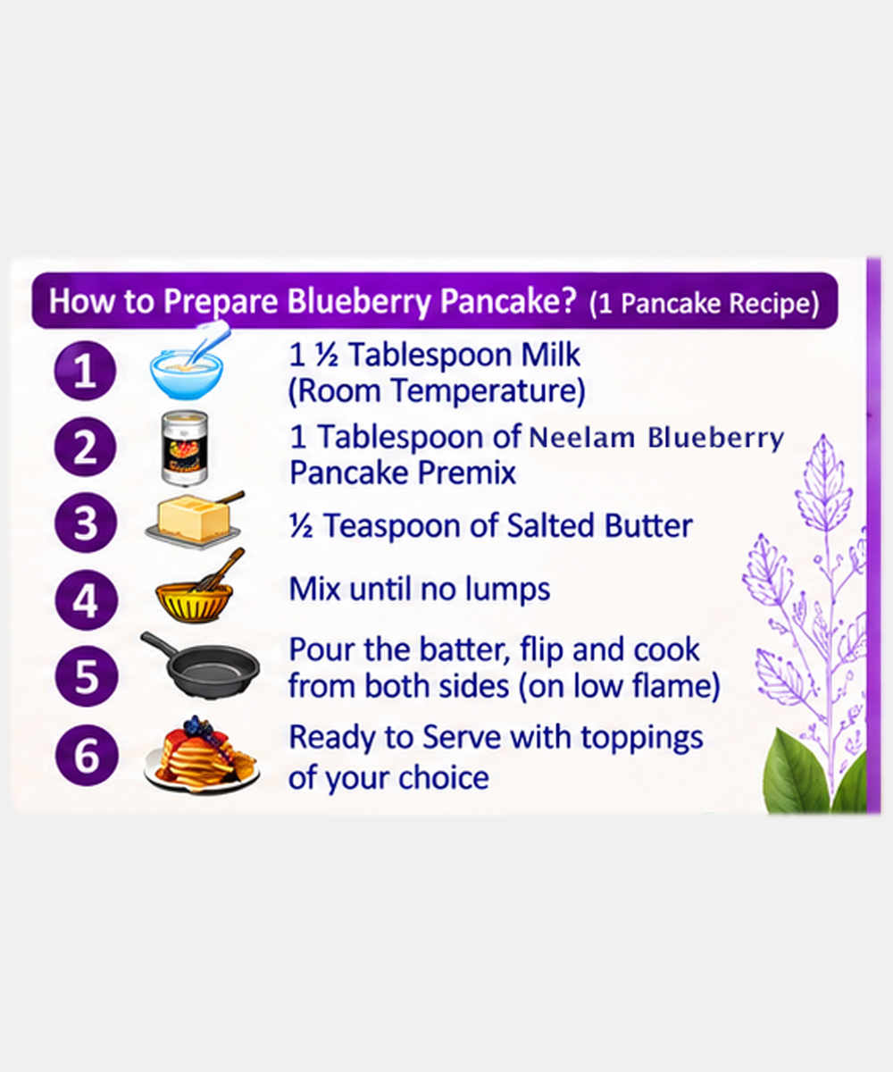 Bluberry Pancake Premix 250 Gm
