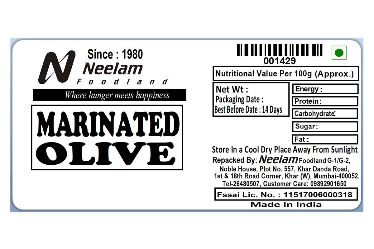 Marinated Olive 200 Gm