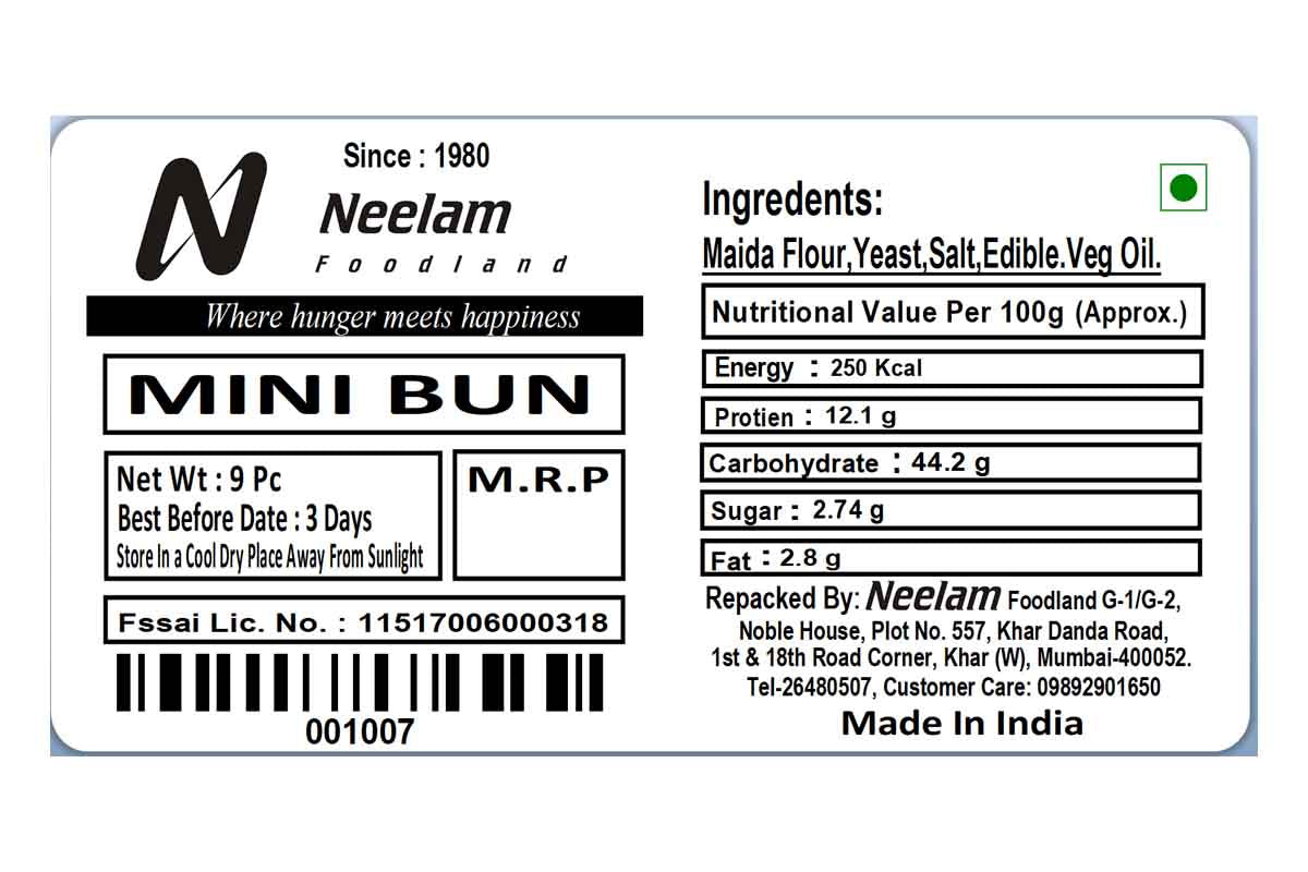 Mini Bun 9 Pc