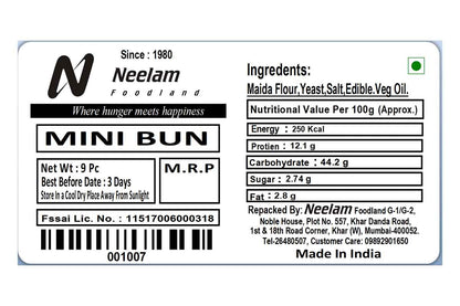 Mini Bun 9 Pc
