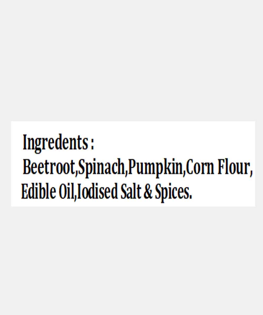 Less Oil Mix Chips Beetroot Spinach Pumpkin 200 Gm