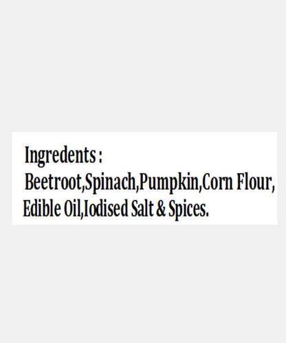 Less Oil Mix Chips Beetroot Spinach Pumpkin 200 Gm