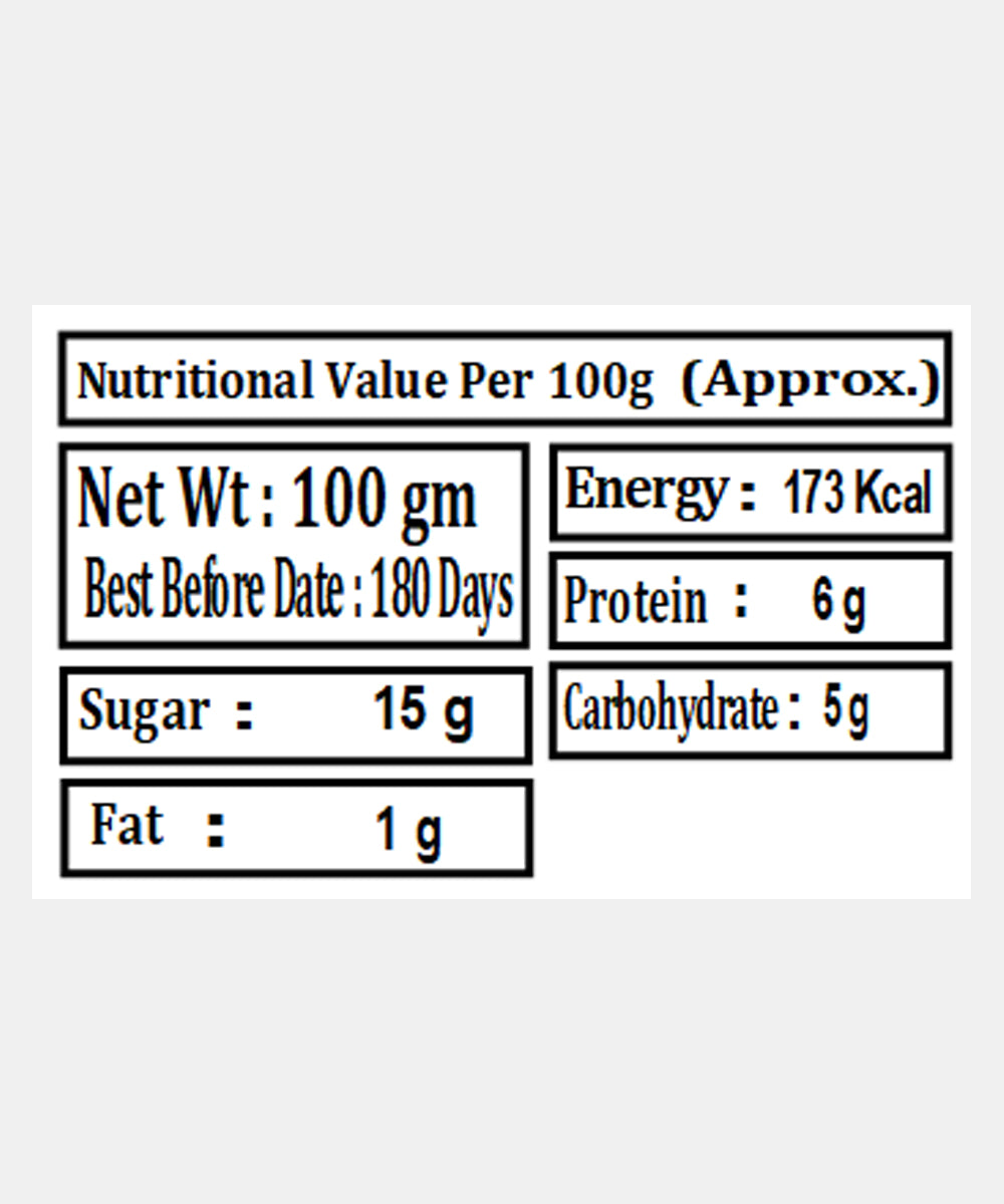 Natural California Almond Slice 100 Gm