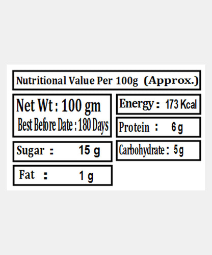 Natural California Almond Slice 100 Gm