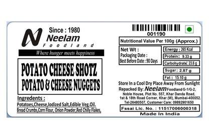 Potato Cheese Shotz Potato & Cheese Nuggets 200 Gm