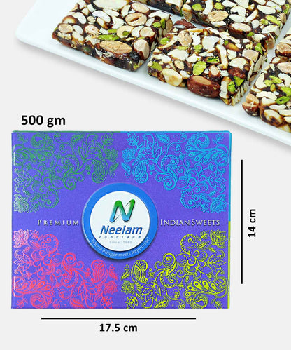Khajur Bite Sweet ( Sweetened With Honey ) 500 Gm
