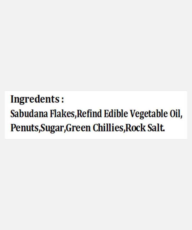ROASTED SABUDANA CHIVDA PLAIN 200