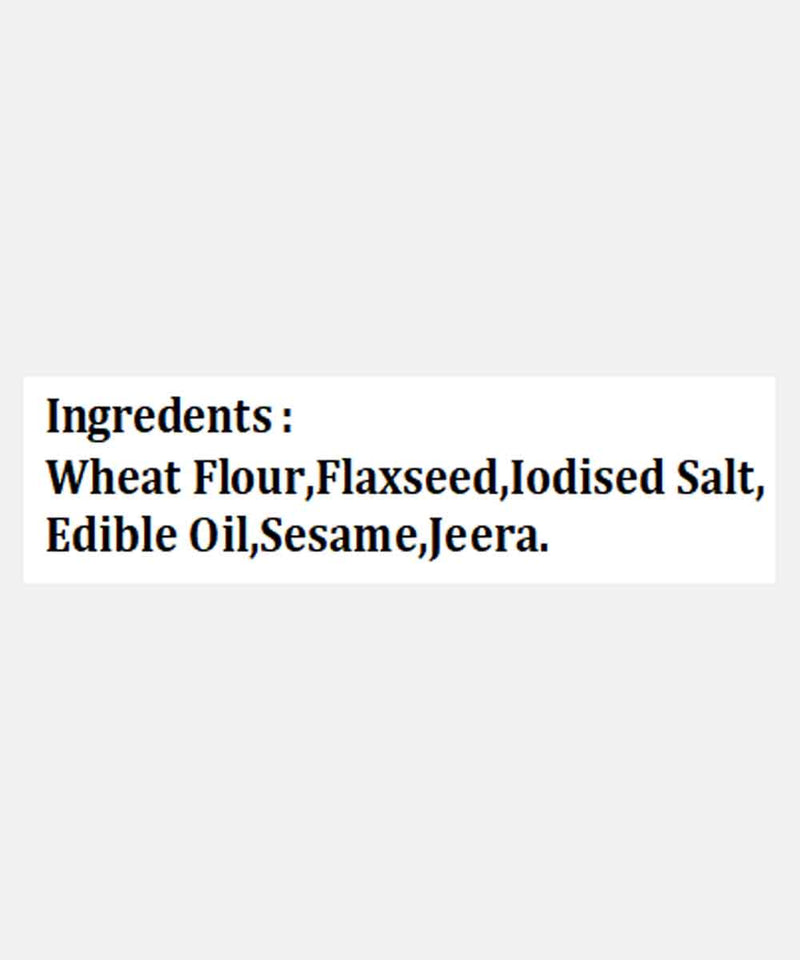 ROASTED TRIANGLE FLAXSEED PURI 200