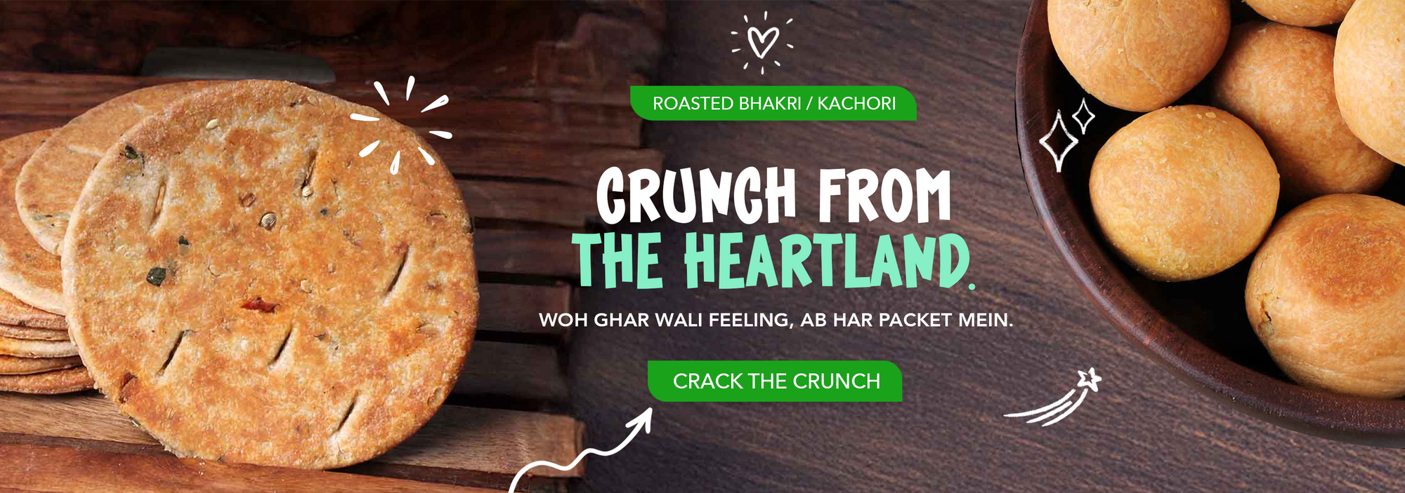 Roasted Bhakri / Kachori
