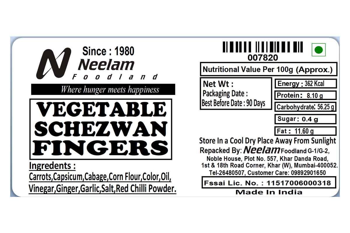 Veg Schezwan Finger 10 Pcs