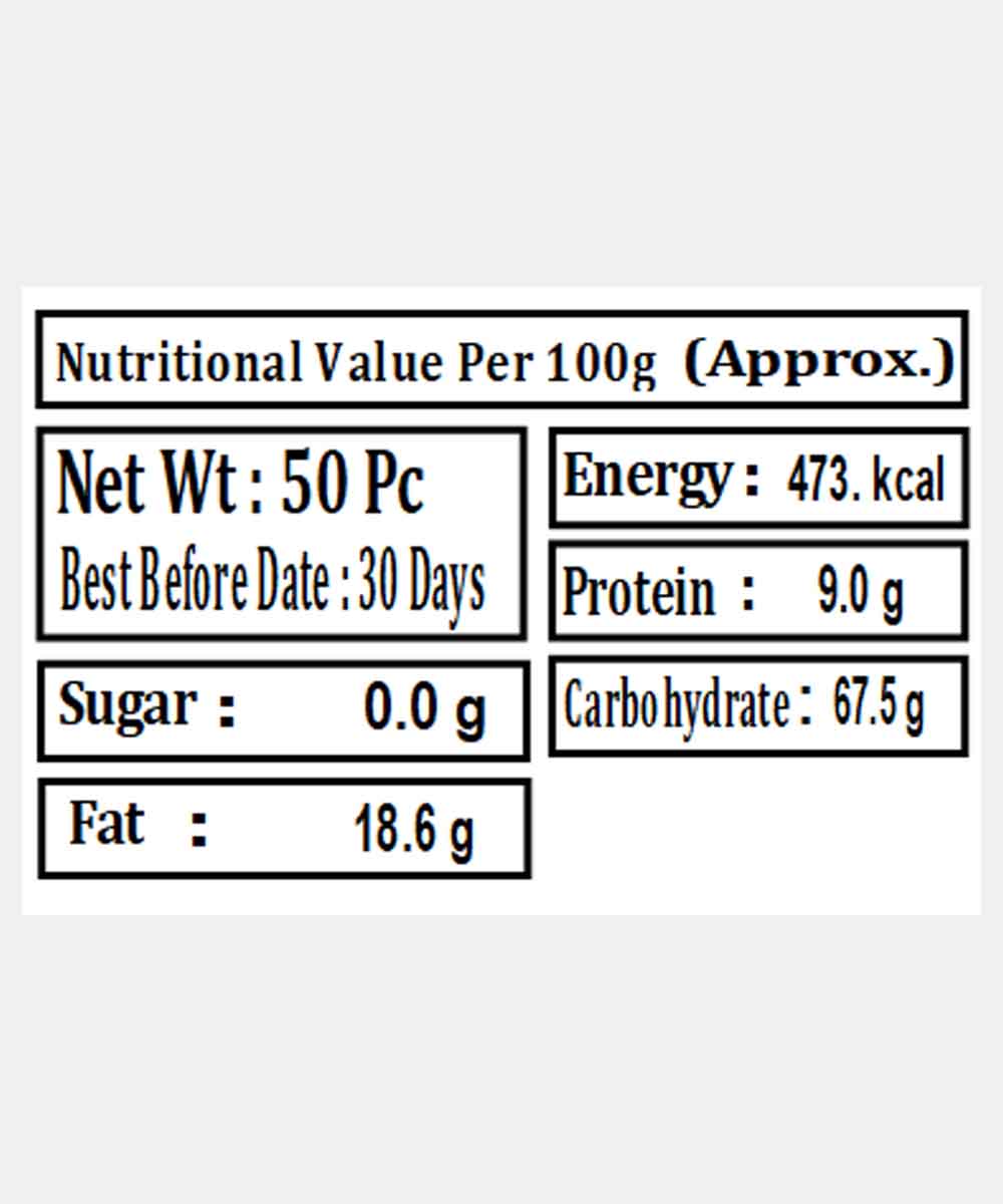 Suji Pani Puri 50 Pc