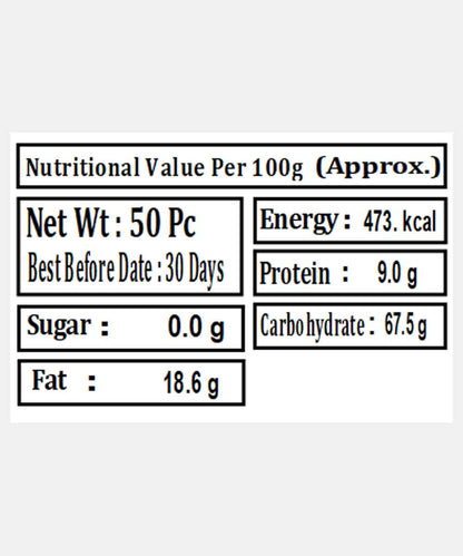 Suji Pani Puri 50 Pc