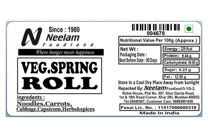 Veg Spring Roll 5 Pc