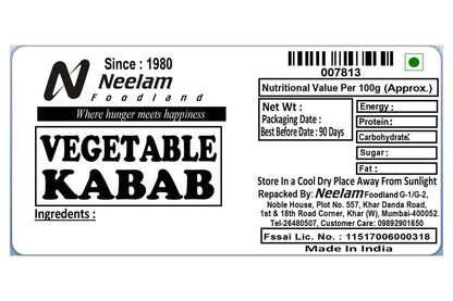 Veg.Kabab 8 Pc