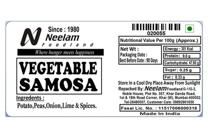 Vegetable Samosa 6 Piece