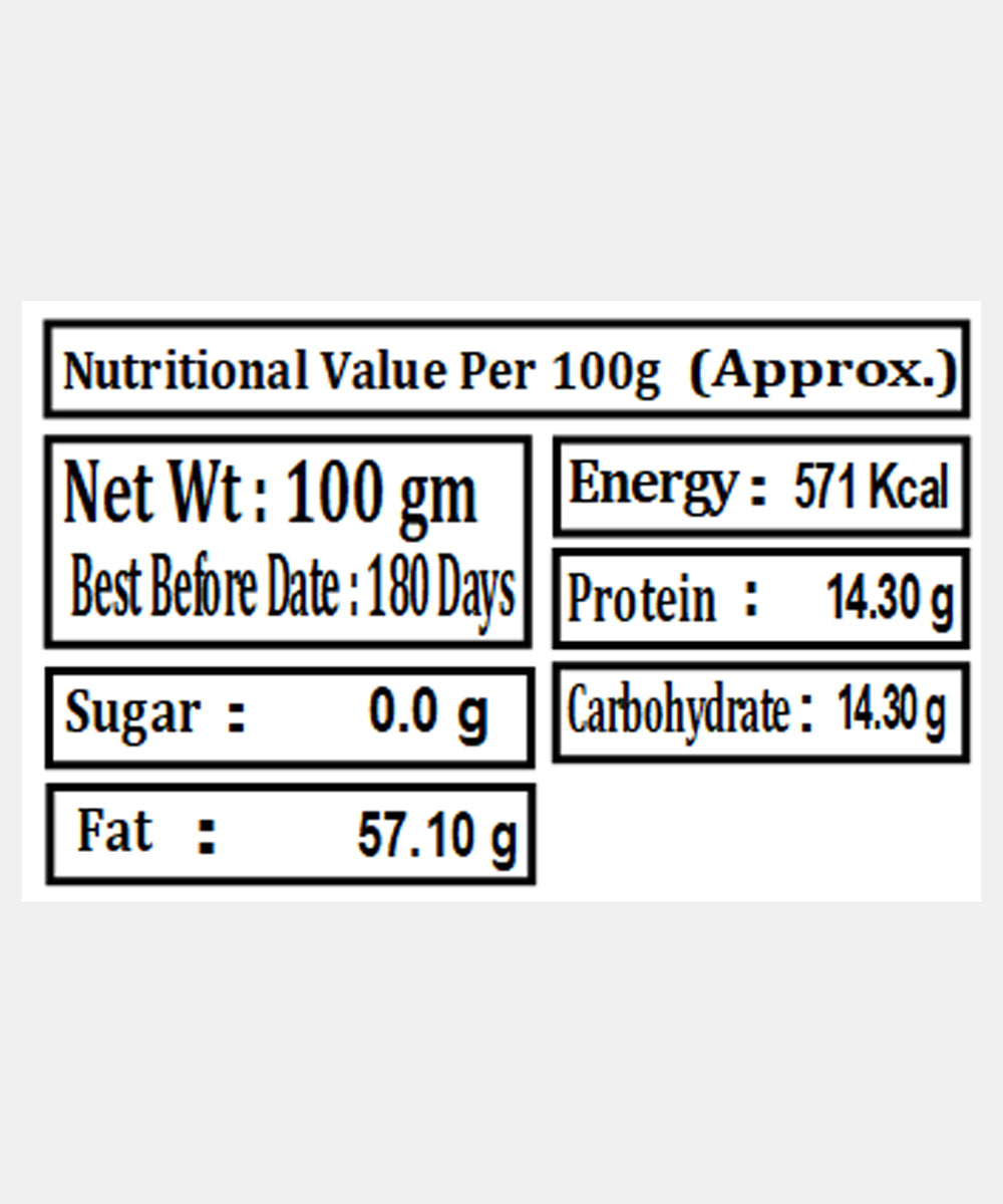 White Sesame Polise Seeds 100 Gm