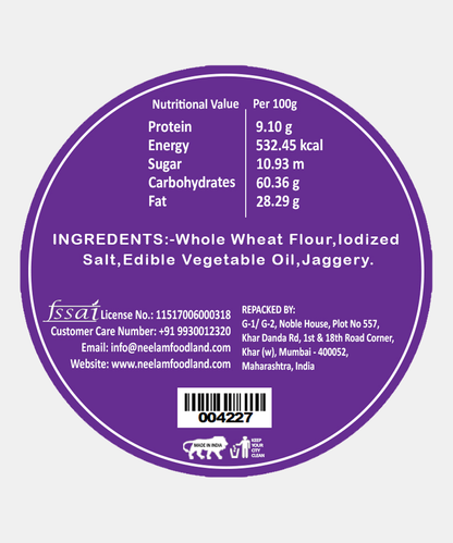 Roasted Jaggery Bhakri 200 Gm