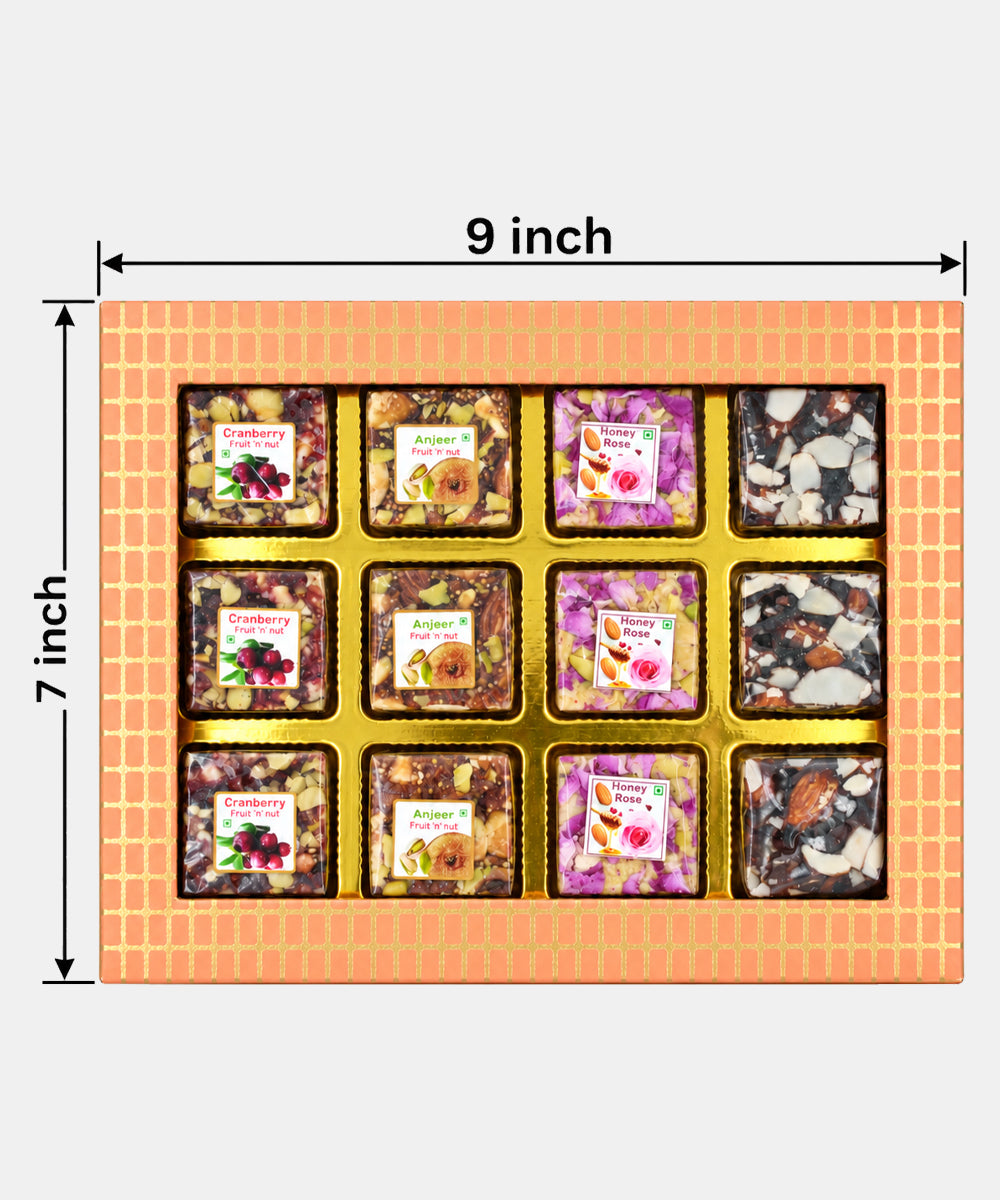 Swarn Vaibhav Diwali Sweet Treasure Box 12 Pieces