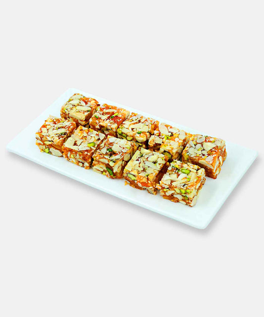 Orange Dryfruit Sweet ( Sweetened With Honey ) 500 Gm