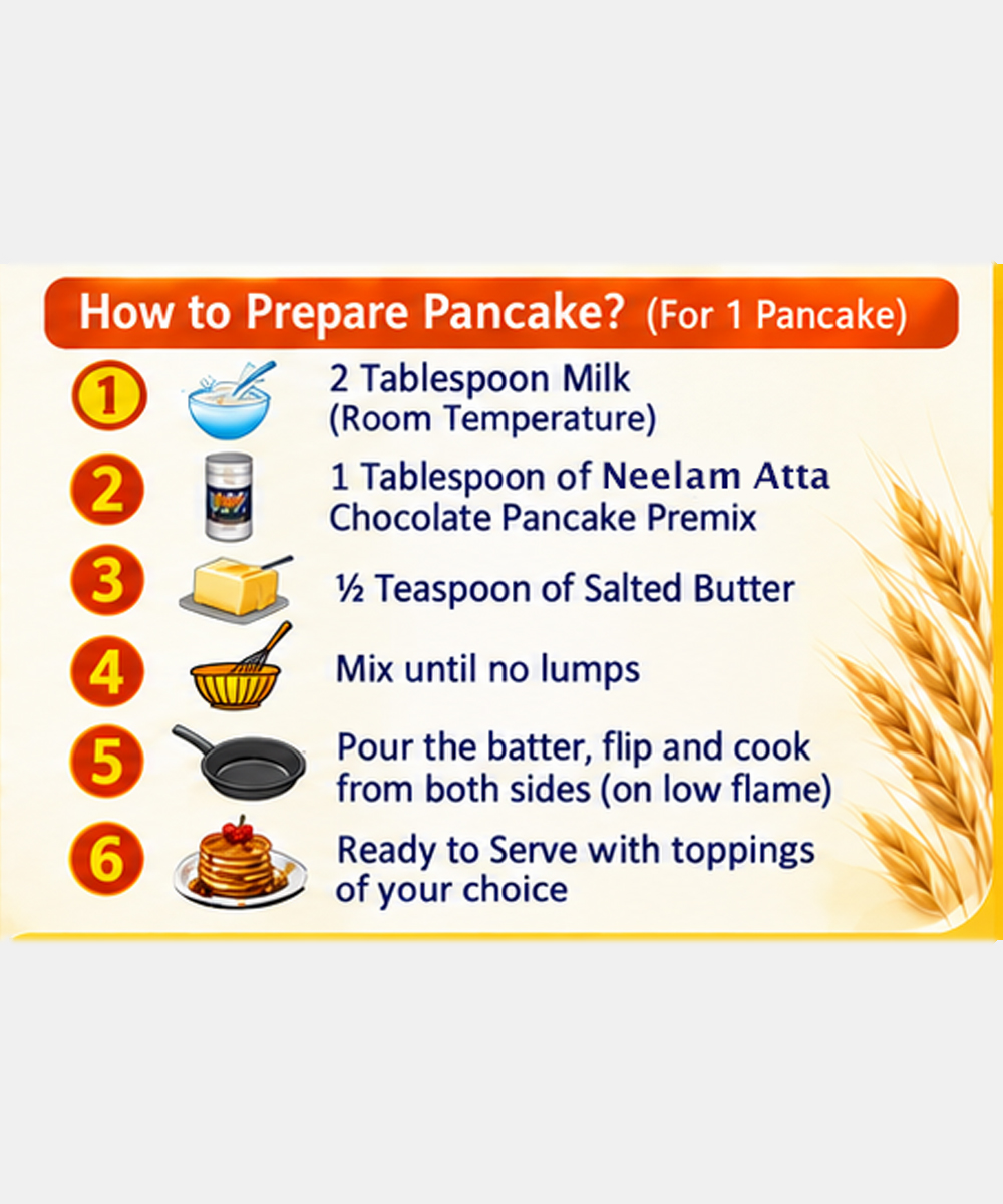 Atta Chocolate Pancake Premix 250 Gm