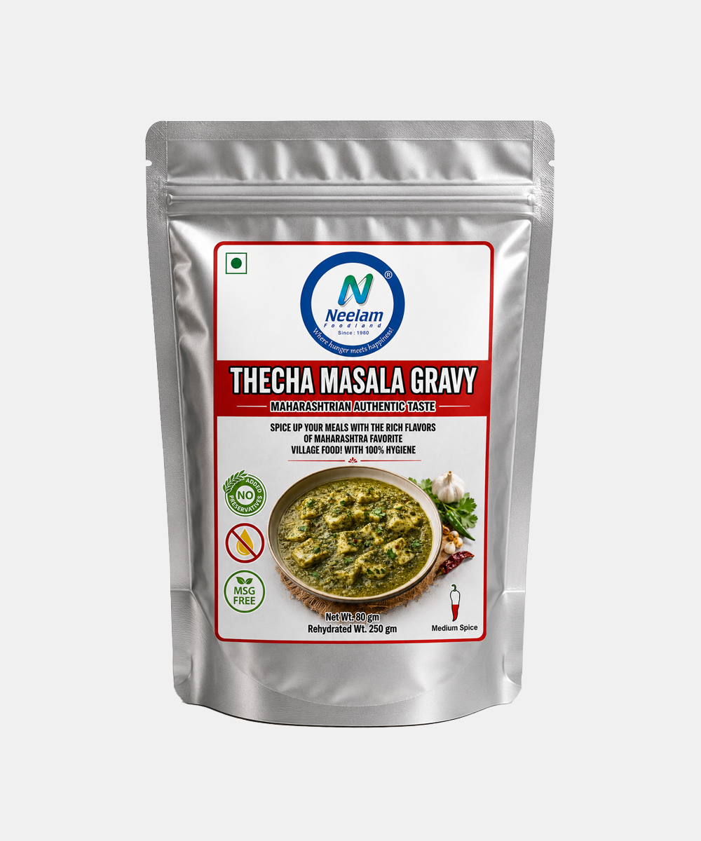 Neelam Dehydrated Thecha Masala Gravy 80 Gm