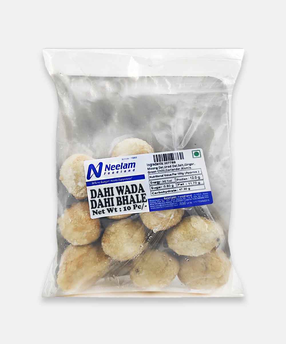 Dahi Wada /Dahi Bhale Frozen Packet 10 Pc