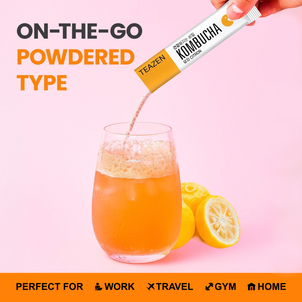 Teazen Sugar Free Citron Kombucha 50 Gm