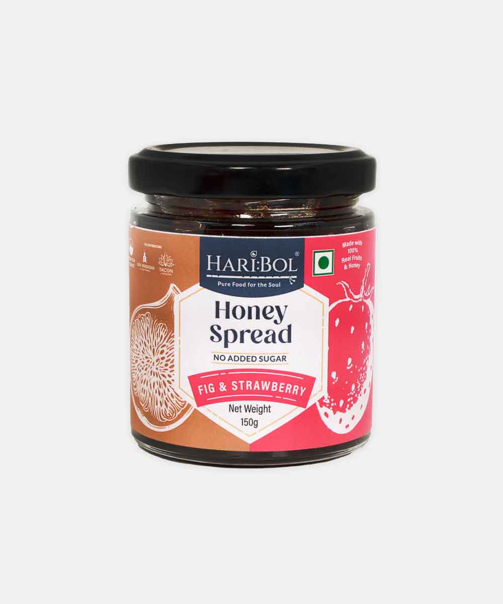 Haribol Fig And Strawberry No Added Sugar Honey Spread 150 Gm