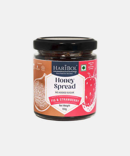 Haribol Fig And Strawberry No Added Sugar Honey Spread 150 Gm