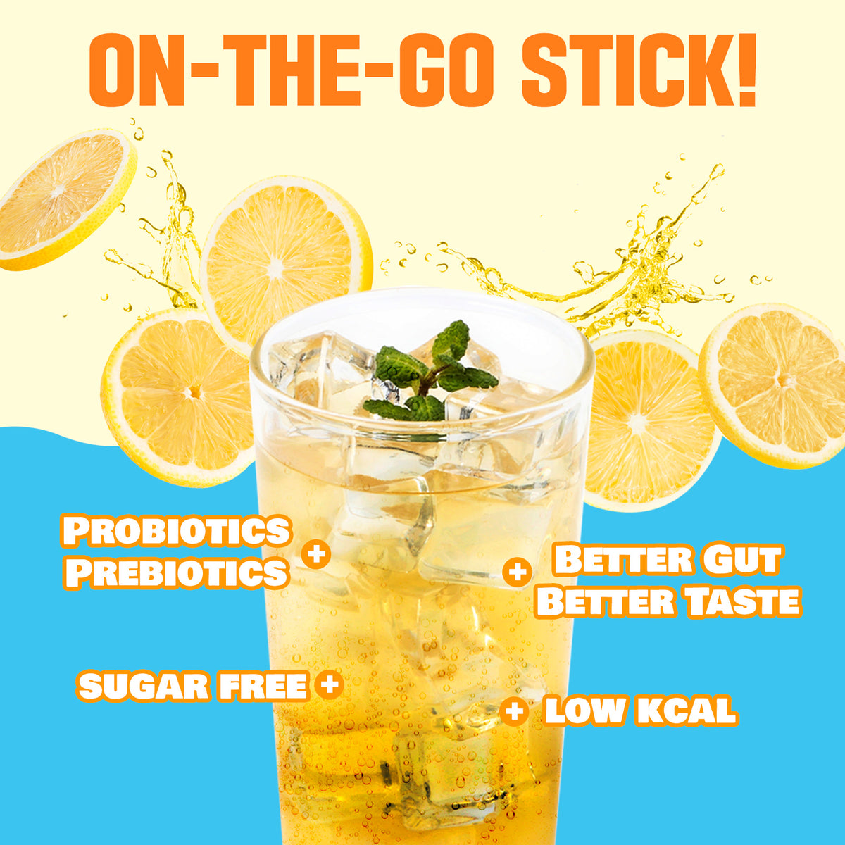 Teazen Sugar Free Lemon Kombucha 50 Gm