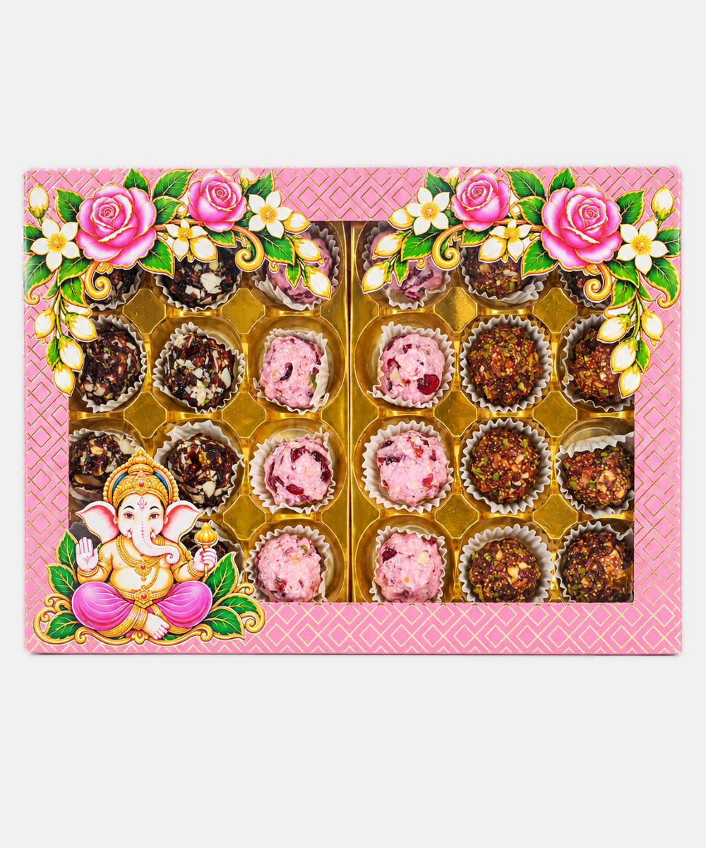 Assorted No Added Sugar Modak Box 24 Pc