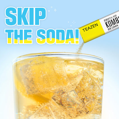 Teazen Sugar Free Lemon Kombucha 50 Gm
