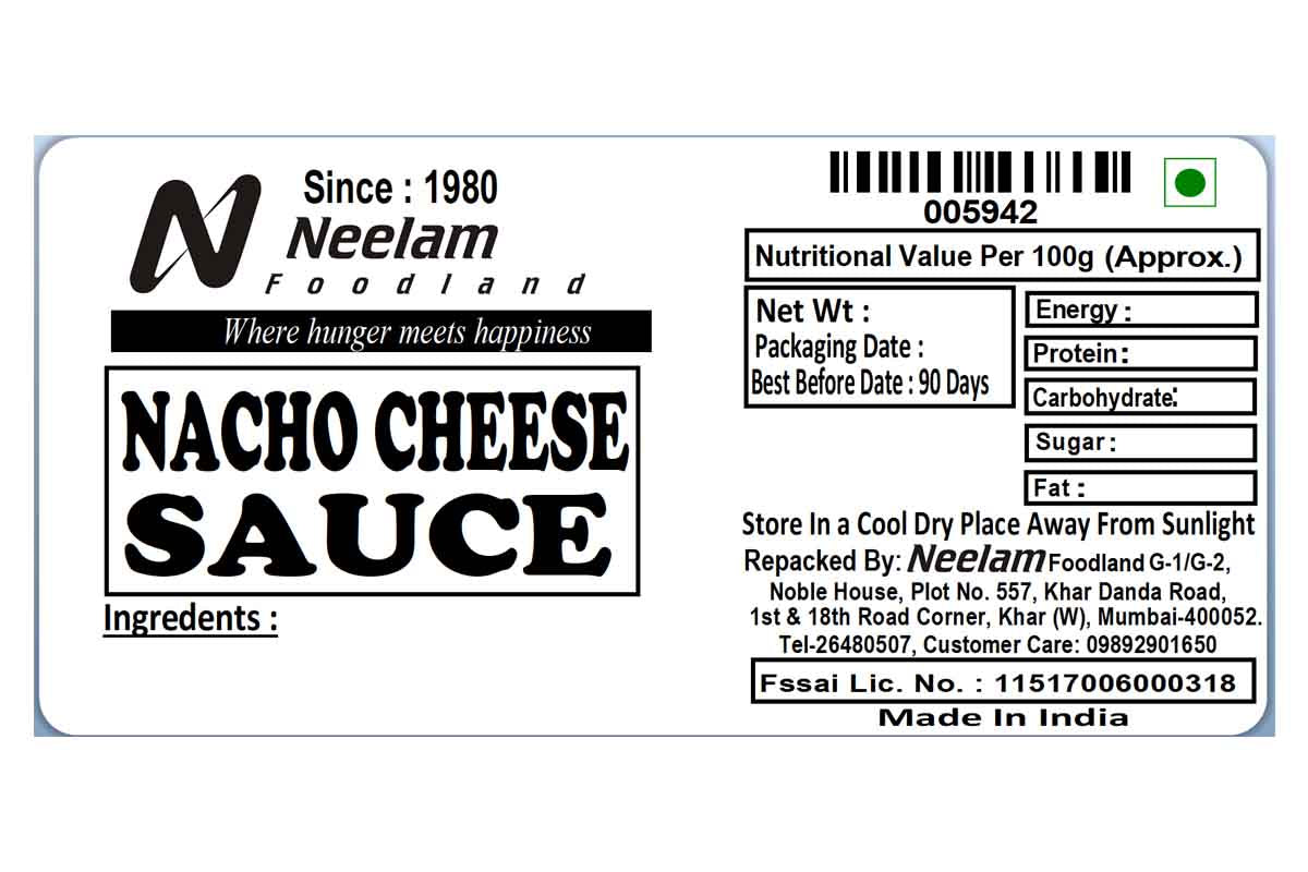 Nacho Cheese Sauce 100 Gm