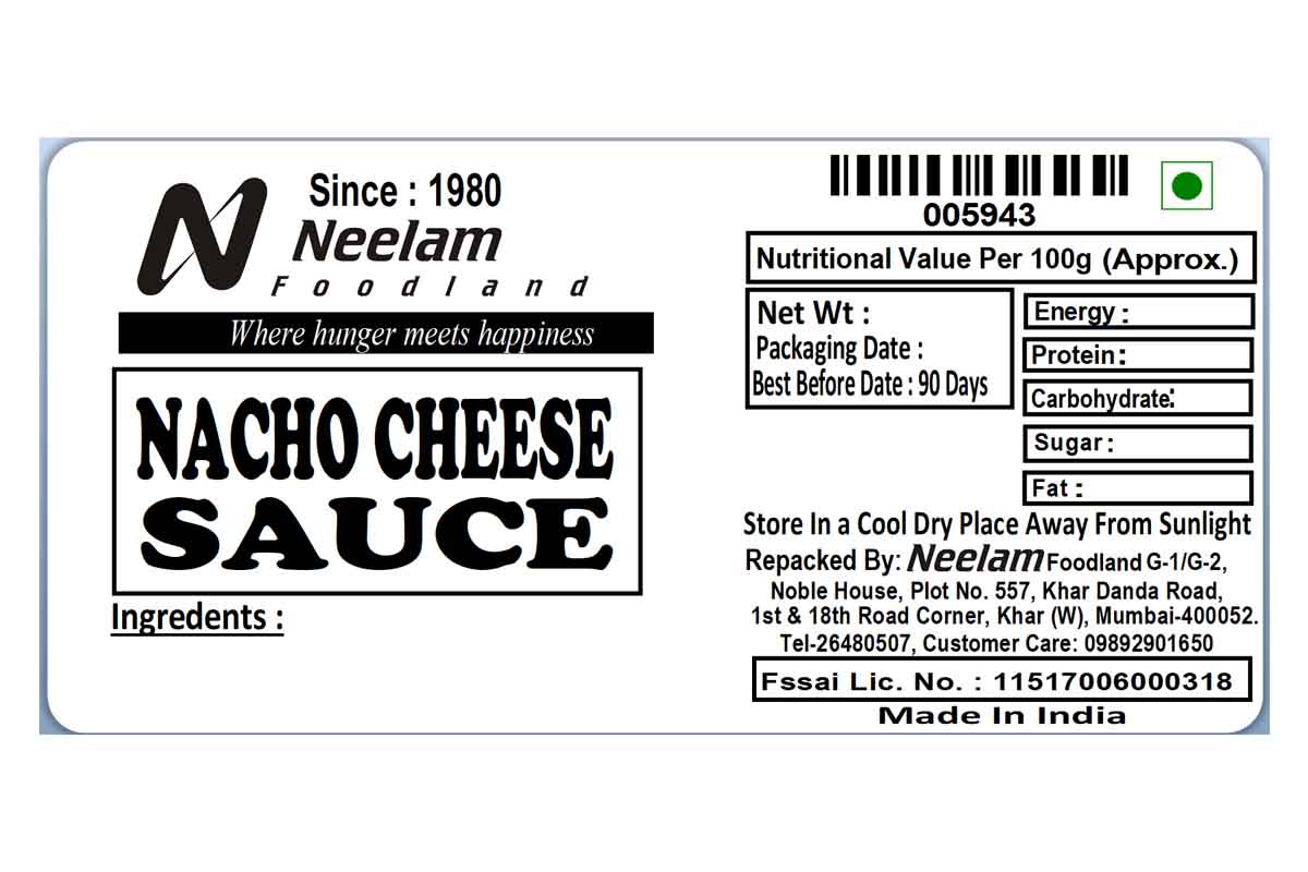 Nacho Cheese Sauce 200 Gm