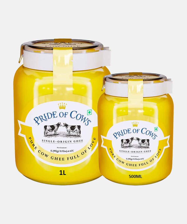 PRIDE OF COWS PURE COW GHEE 1 LTR  + 500 ML FREE