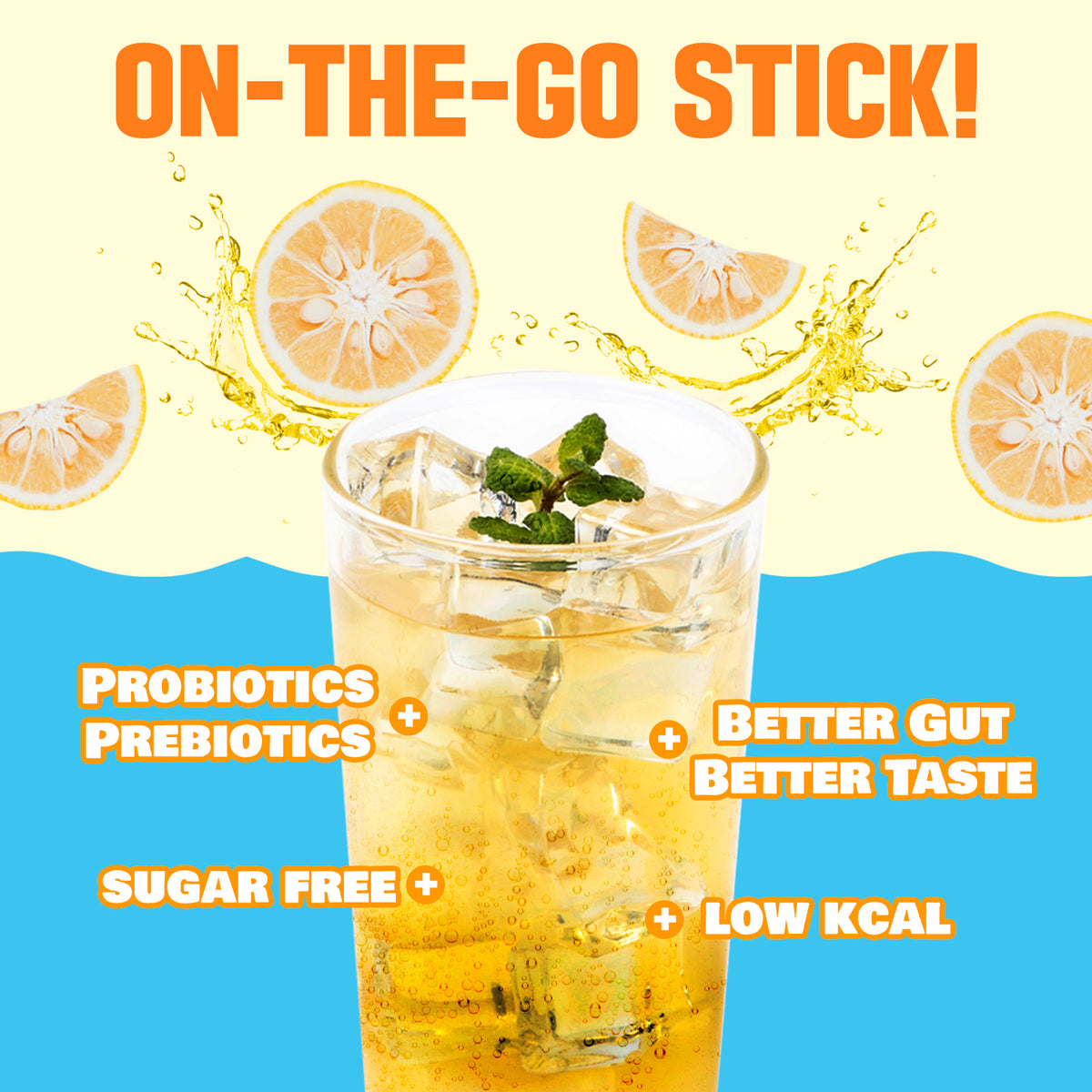 Teazen Sugar Free Citron Kombucha 50 Gm