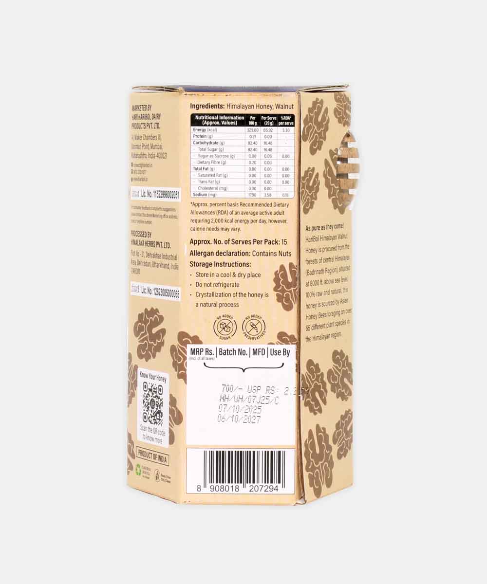 Haribol Himalayan Walnut Honey 310 Gm
