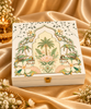 4 Jar Ladger Plam Design Dryfruit Gift Hamper Box 675 Gm