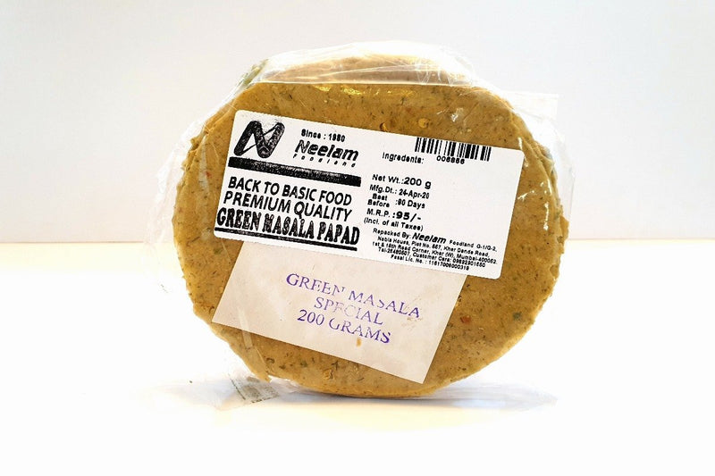 green masala  papad 200
