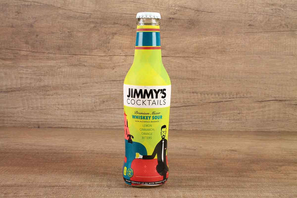 JIMMYS COCKTAILS WHISKEY SOUR NON ALCOHOLIC DRINK 250 ML